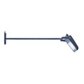 LED utevegglampe Pub med lang arm svart 9W IP65 forfra