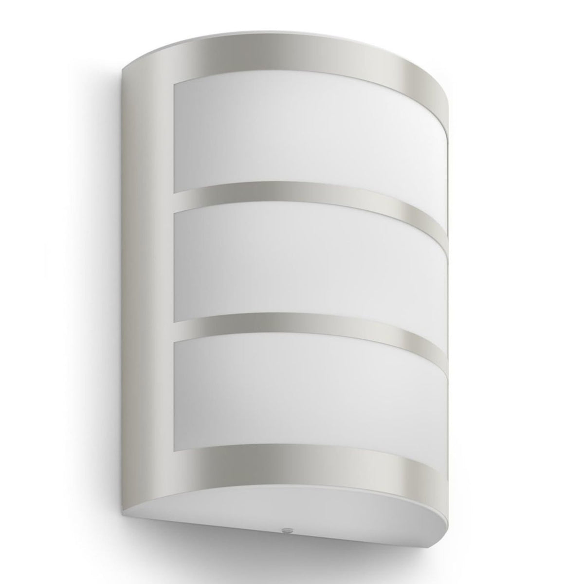 LED utevegglampe Python rustfritt stål 6W IP44 Philips bakside