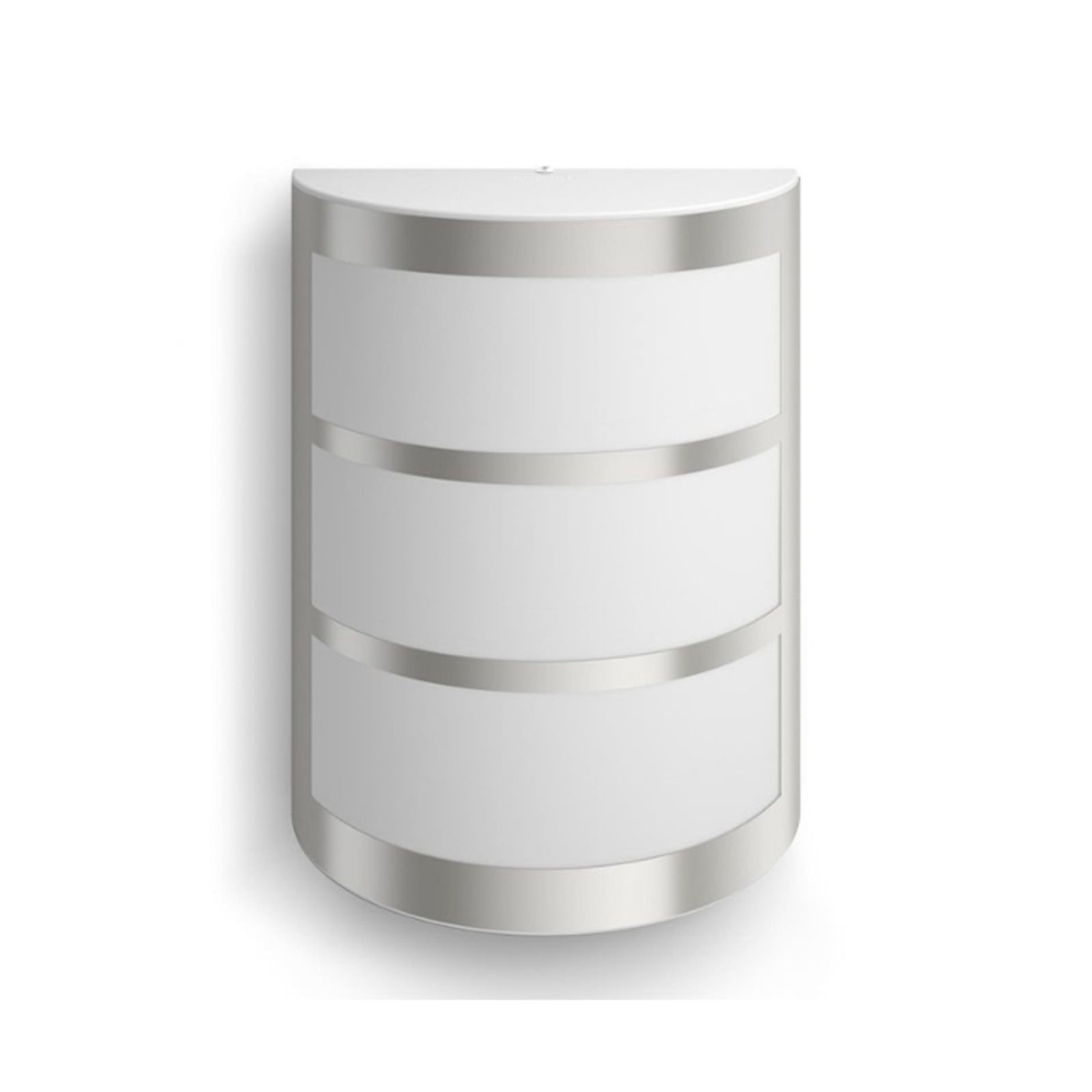 Detalj av LED utevegglampe Python rustfritt stål 6W IP44 Philips