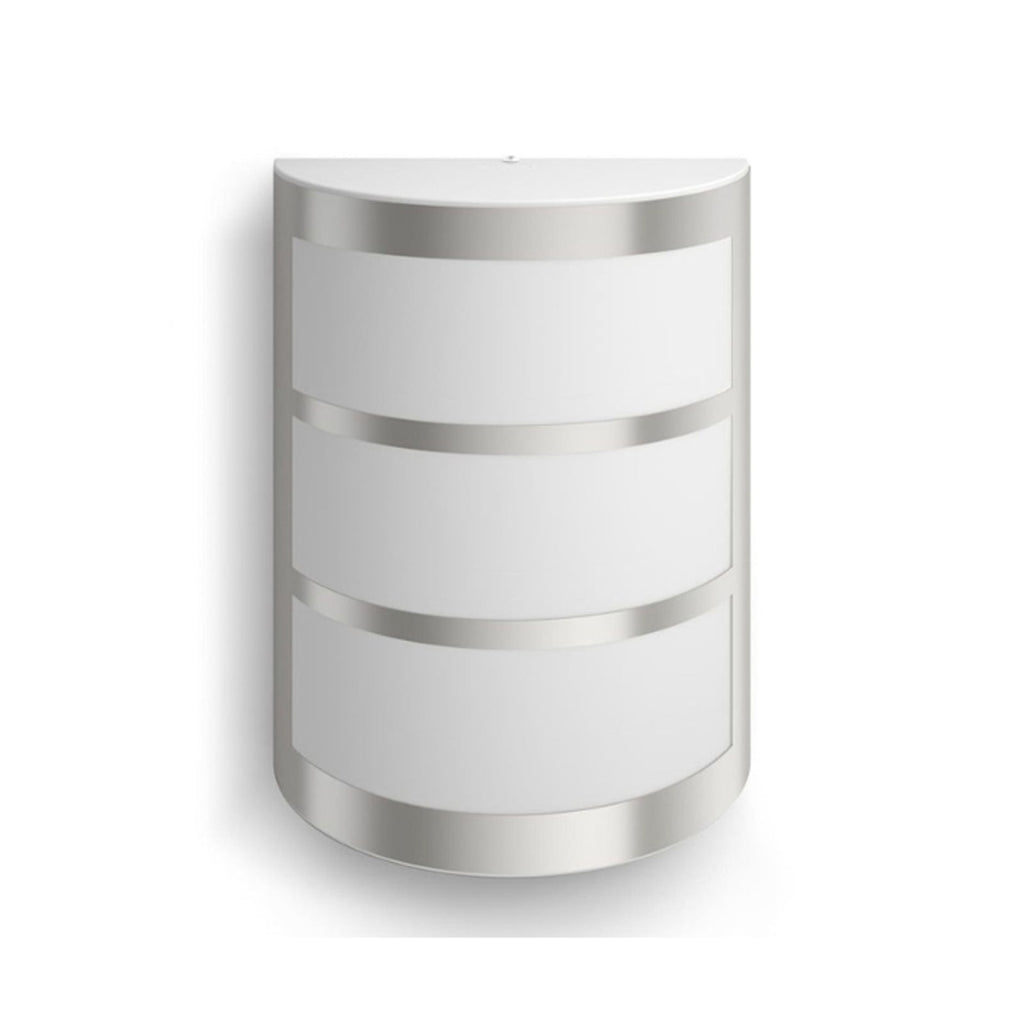 Detalj av LED utevegglampe Python rustfritt stål 6W IP44 Philips