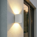 LED utevegglampe Ralino hvit 2-lys IP65 forside
