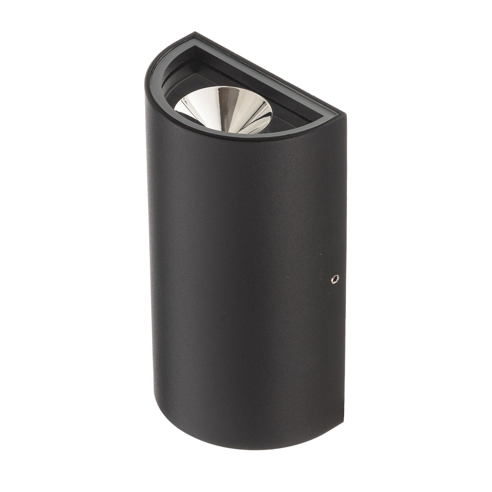 LED utevegglampe Rold rund opp og ned svart lys oppover