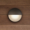 LED utevegglampe rund antrasitt Ø21 cm Philips forfra