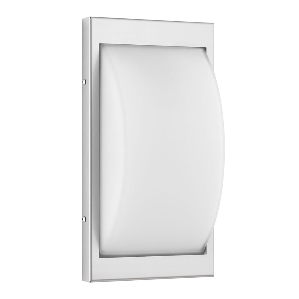 LED utevegglampe rustfritt stål med bevegelsessensor 13W IP44 bakside