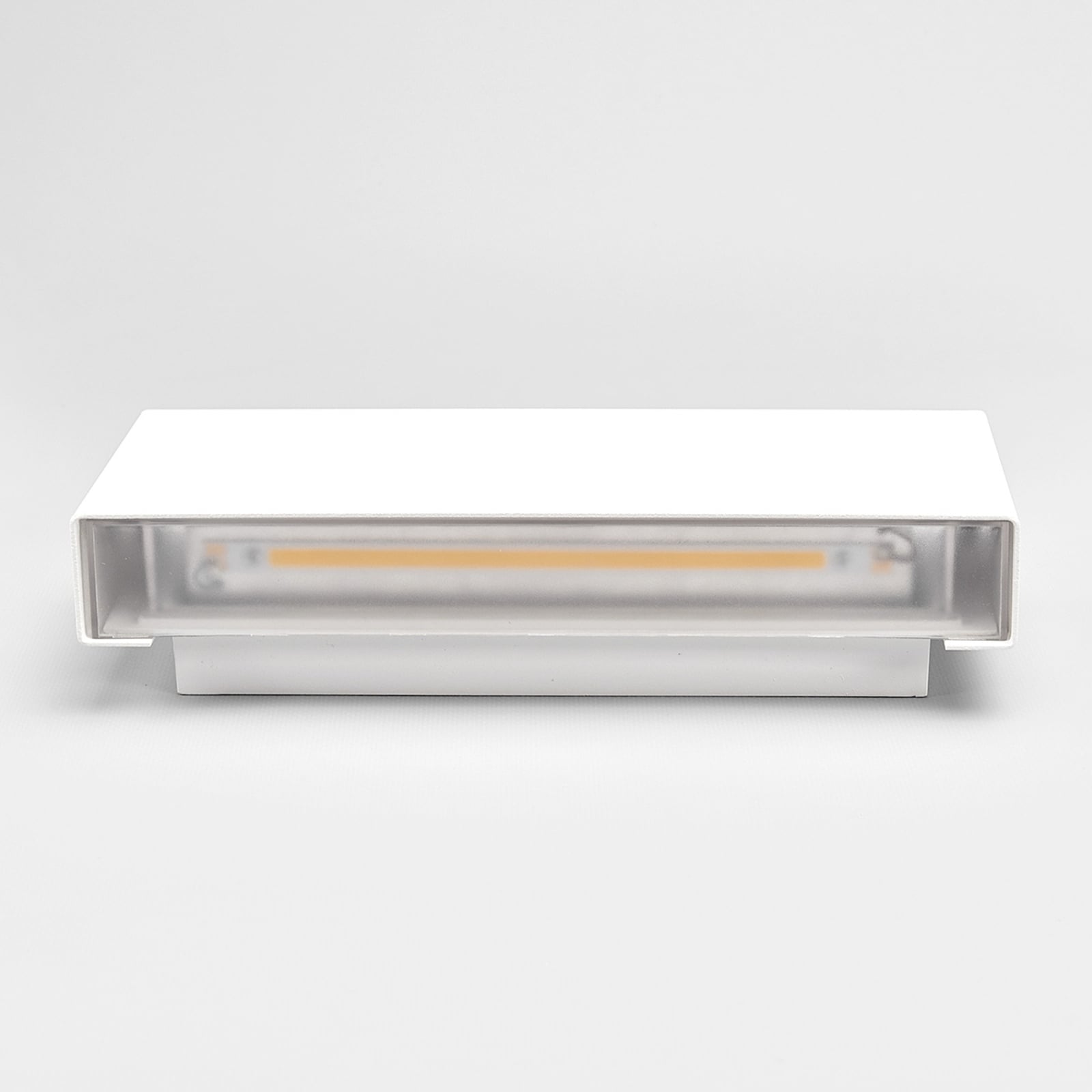 LED utevegglampe Safira opp og ned hvit IP44 lyser opp fasade