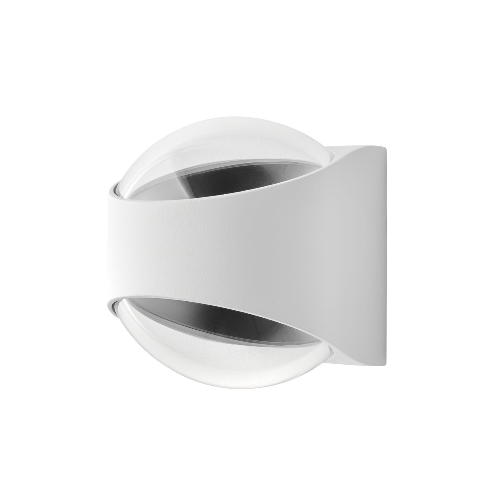Detalj av LED utevegglampe Saga opp/ned hvit IP65 10W