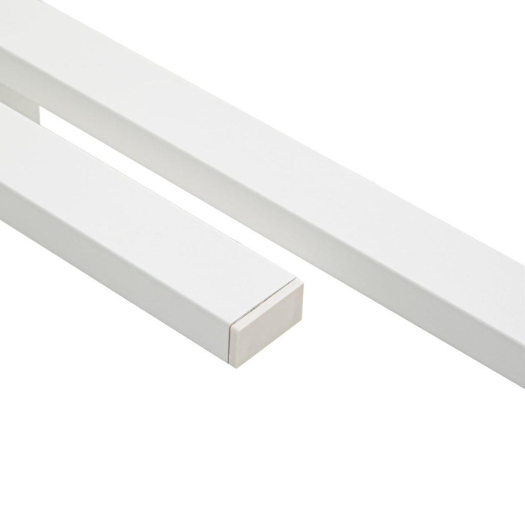 LED utevegglampe Sakari hvit aluminium 59 cm sideprofil