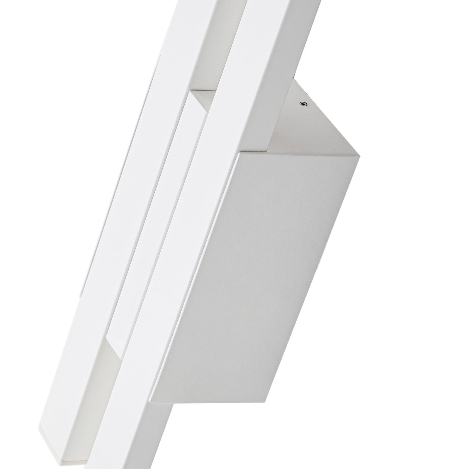 LED utevegglampe Sakari hvit aluminium 59 cm lysbilde