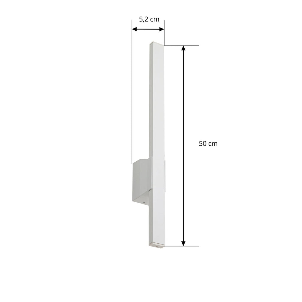 LED utevegglampe Sakari hvit aluminium detalj