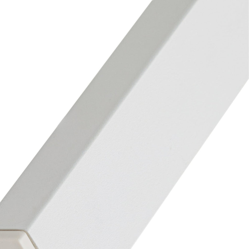 LED utevegglampe Sakari hvit aluminium side