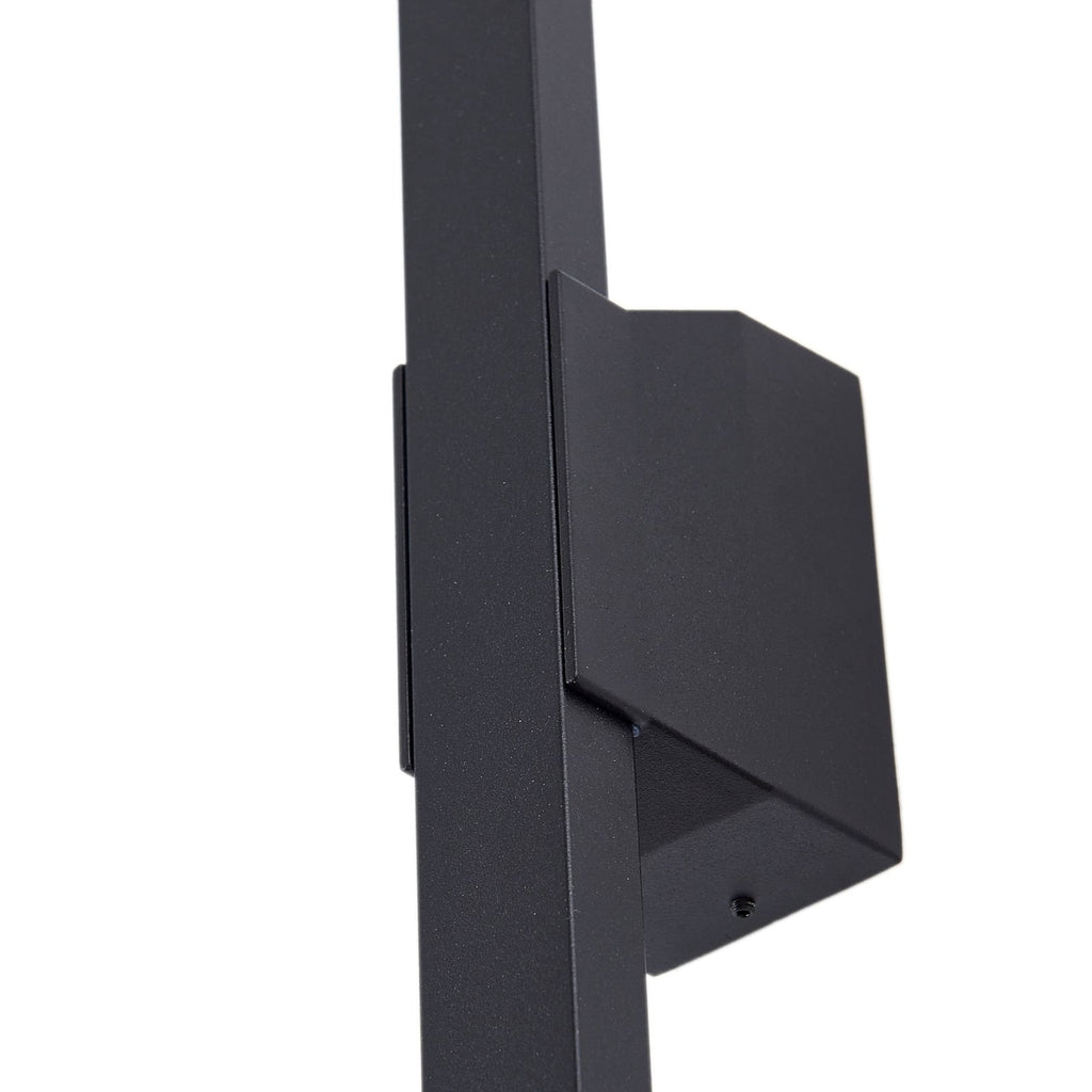 LED utevegglampe Sakari svart aluminium 50 cm lys i mørket