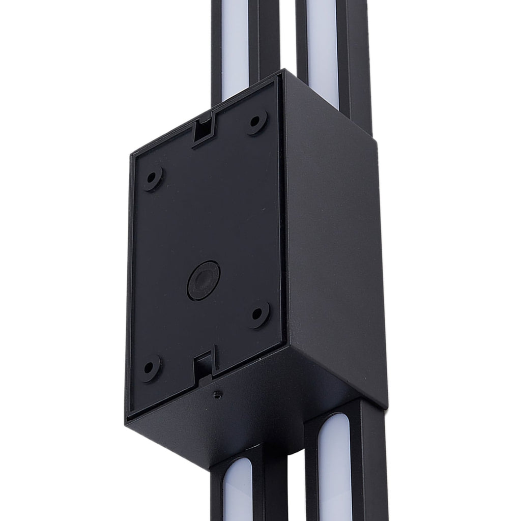 LED utevegglampe Sakari svart aluminium veggfeste