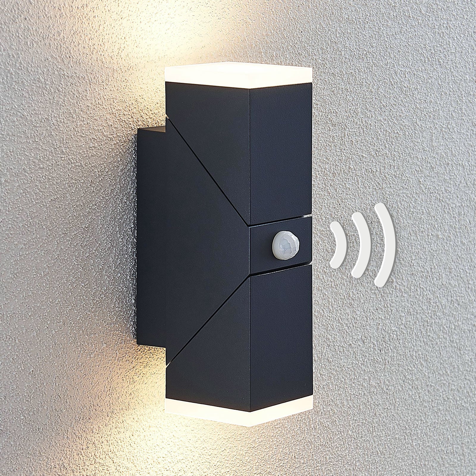 LED utevegglampe Sally antrasitt bakside
