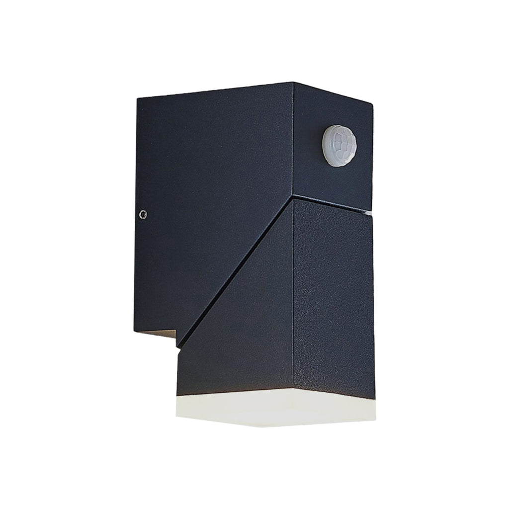 LED utevegglampe Sally med bevegelsessensor antrasitt IP54 detalj av sensor