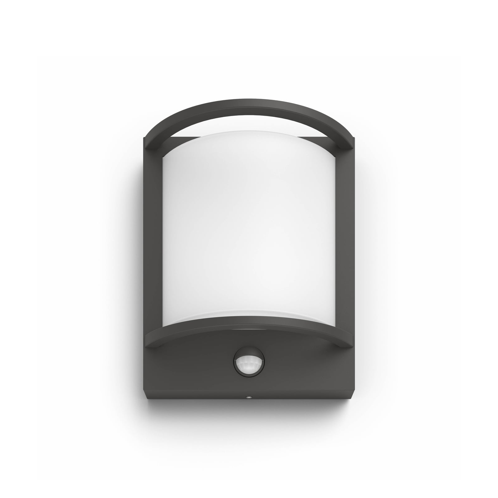 LED utevegglampe Samondra med bevegelsessensor Philips forfra