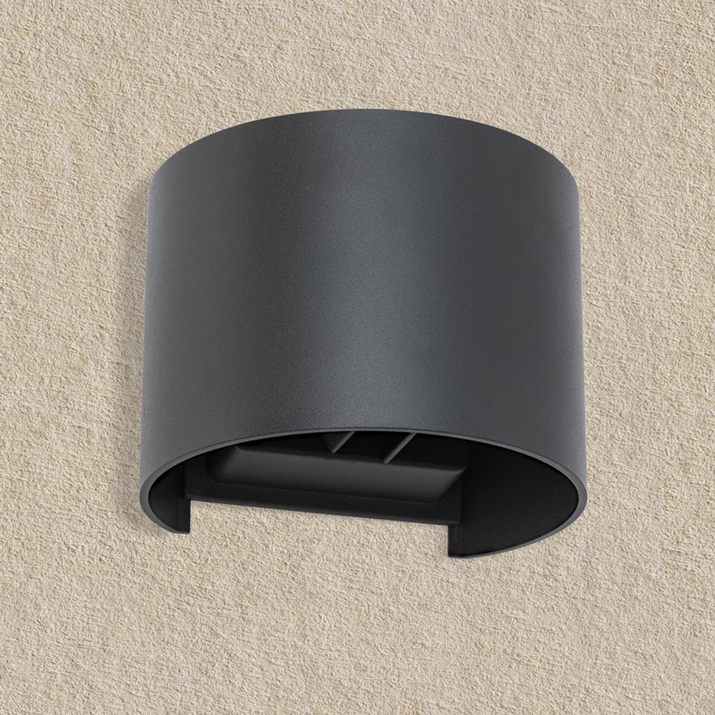 Detalj av LED utevegglampe Scotty justerbar spredningsvinkel