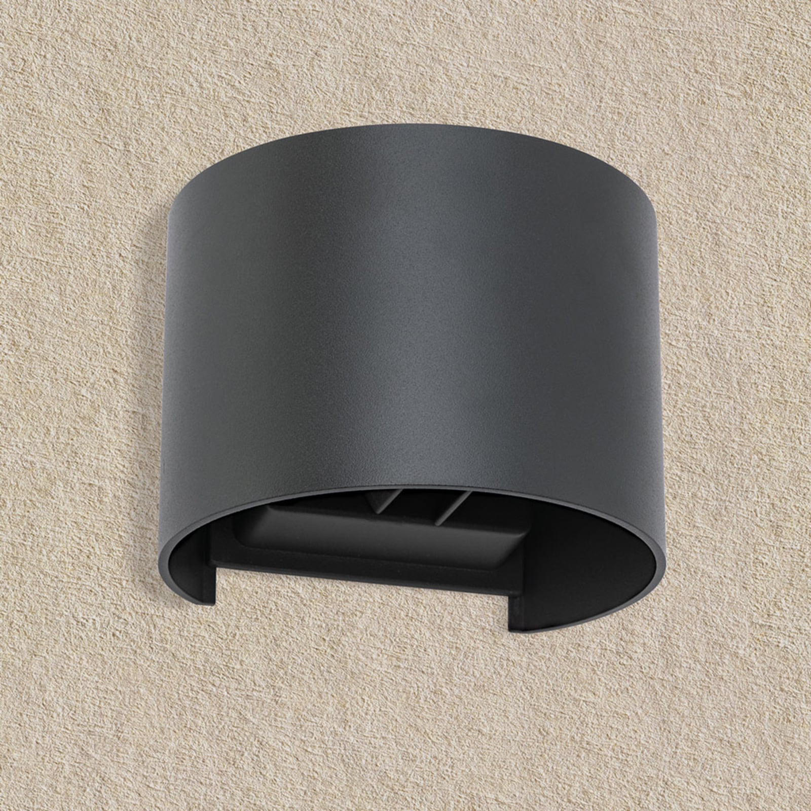 Detalj av LED utevegglampe Scotty justerbar spredningsvinkel