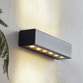 LED utevegglampe Selim svart matt 30 cm forside