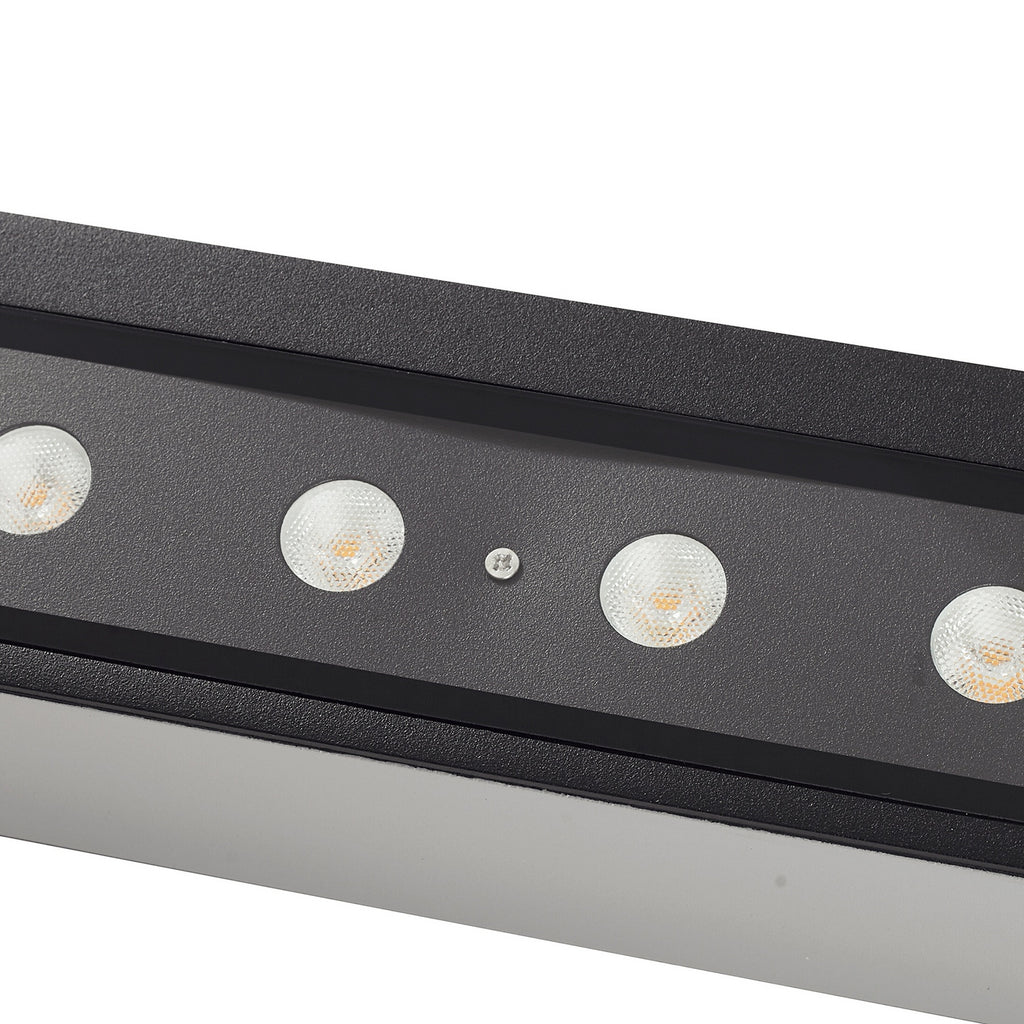 LED utevegglampe Selim svart matt 30 cm montasje