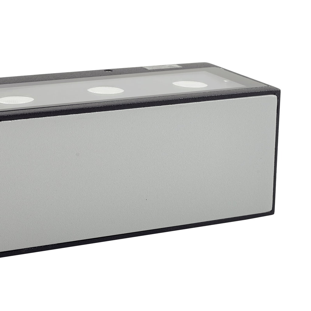LED utevegglampe Selim svart matt 30 cm sidebilde
