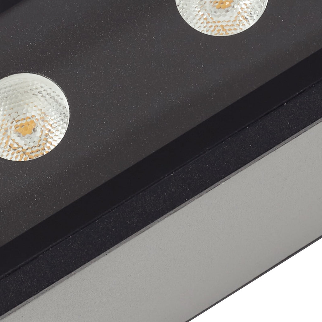 LED utevegglampe Selim svart matt installasjon