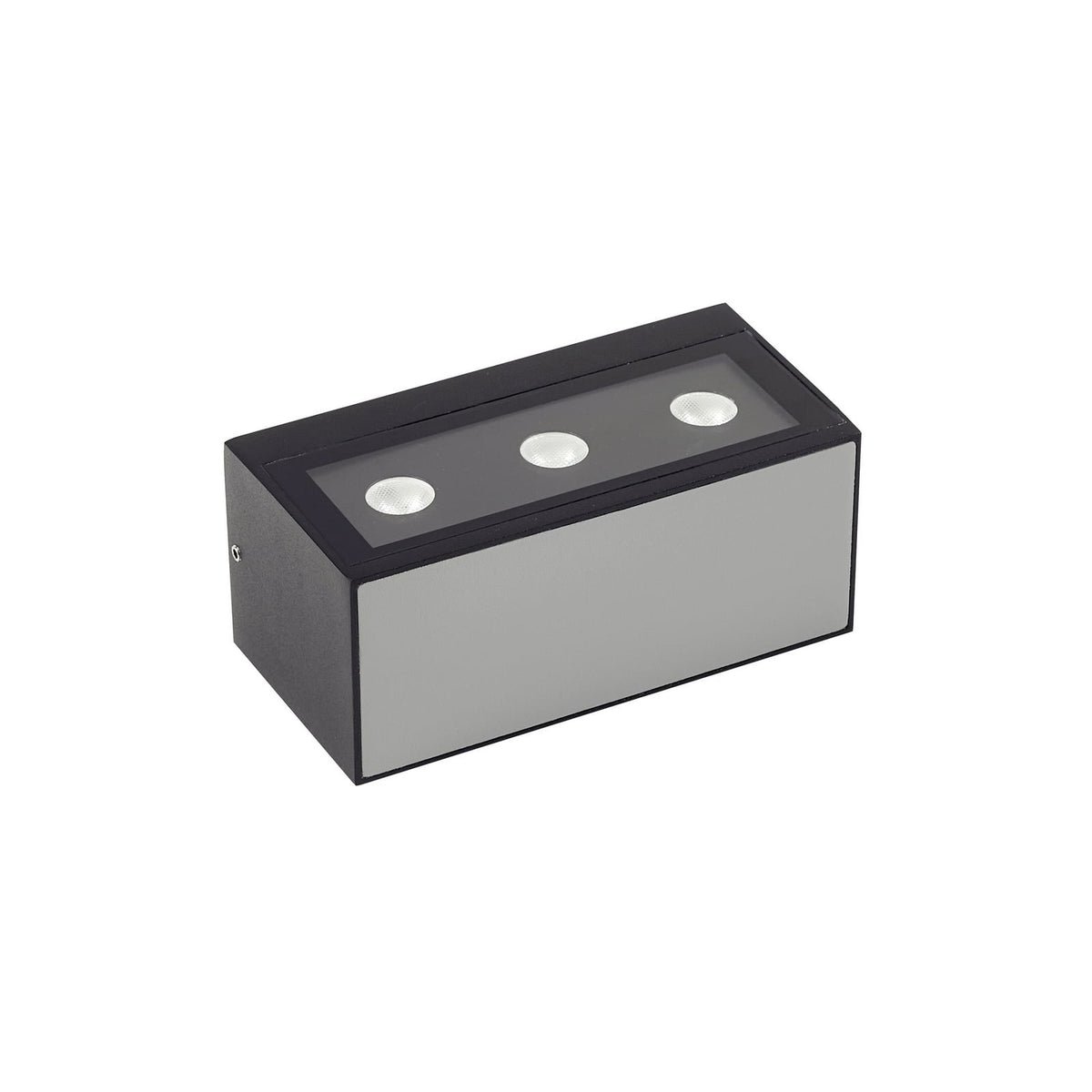 LED utevegglampe Selim svart matt montert