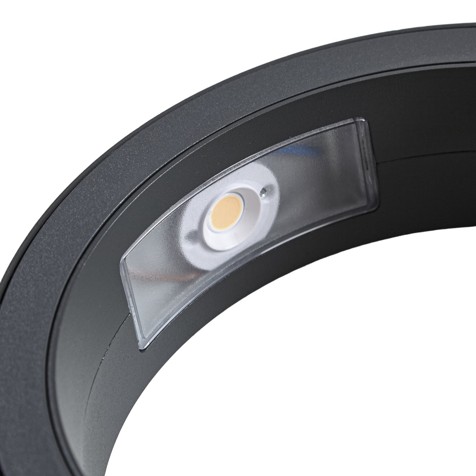 LED utevegglampe Selviro rund antrasitt Ø20 cm IP65 oversikt