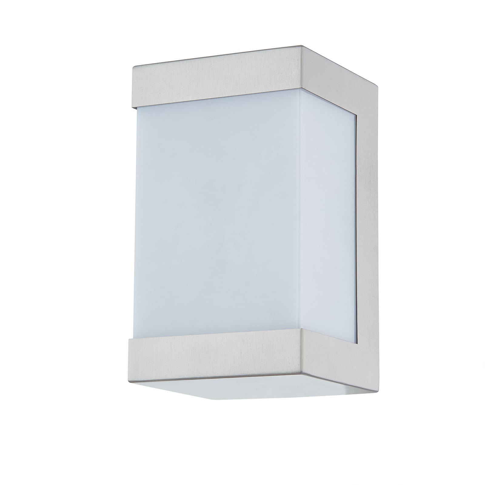 LED utevegglampe Severina rustfritt stål 15 cm IP44 - Lindby