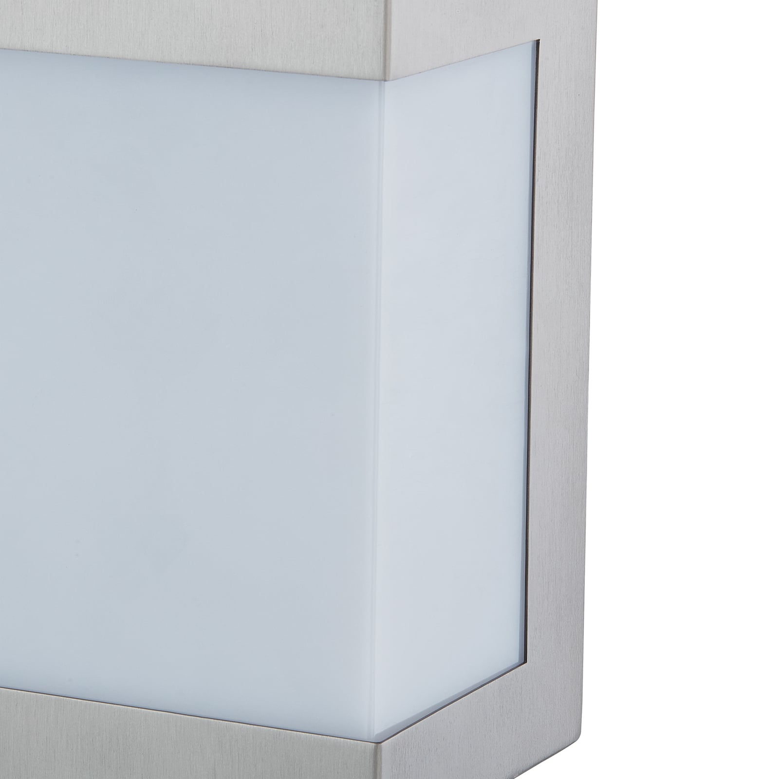 LED utevegglampe Severina rustfritt stål 15 cm IP44 - Lindby