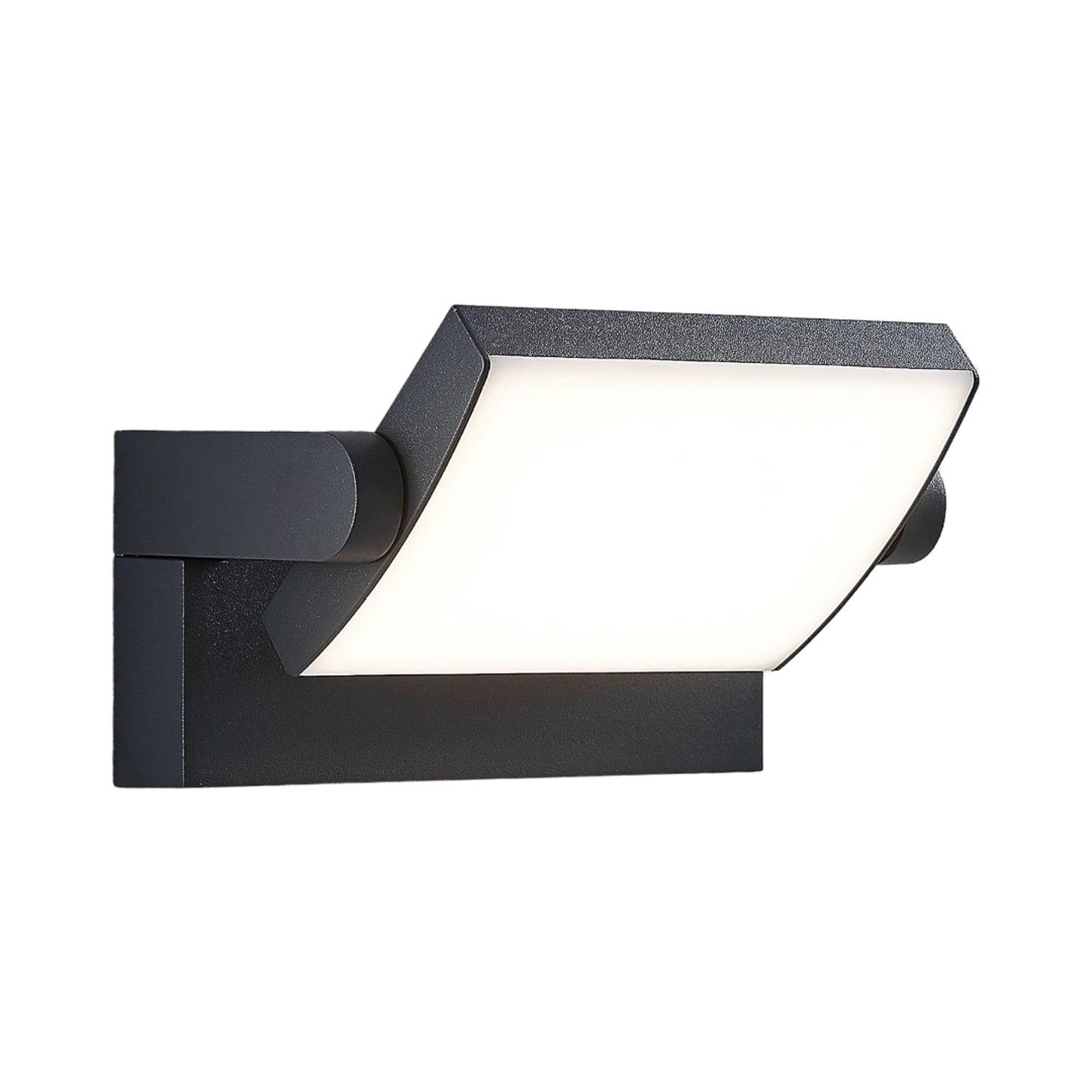 LED utevegglampe Sherin svingbar detalj av lampehode