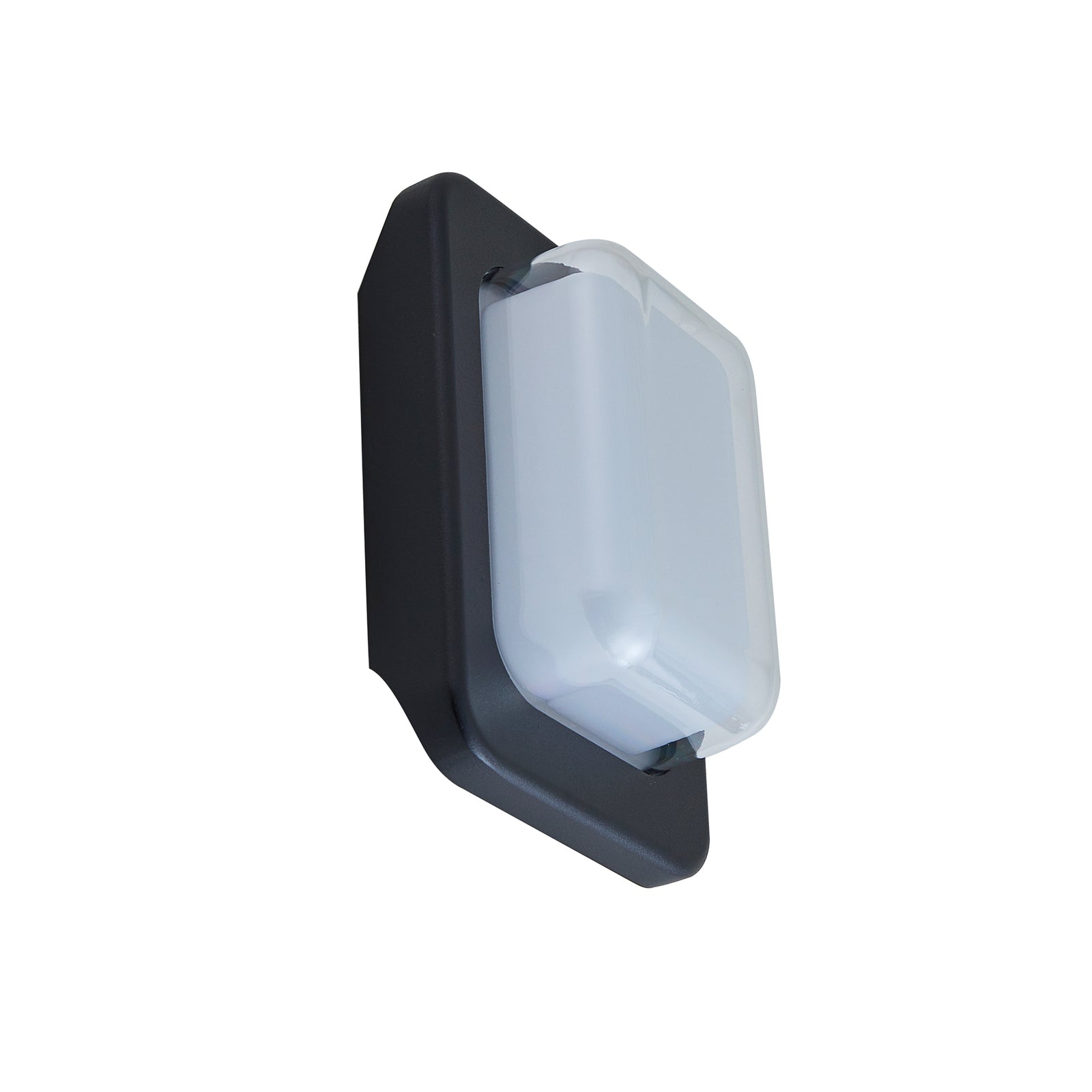 Detalj av LED utevegglampe Sibara antrasitt kantet 9W IP54