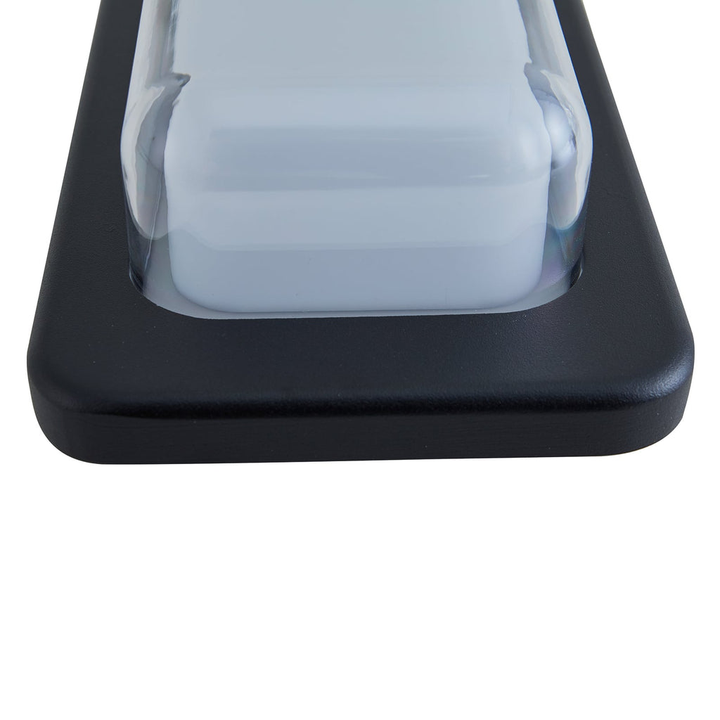 LED utevegglampe Sibara antrasitt kantet 9W IP54 lysdetalj