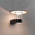 LED utevegglampe Sienna med bevegelsessensor antrasitt IP44 front