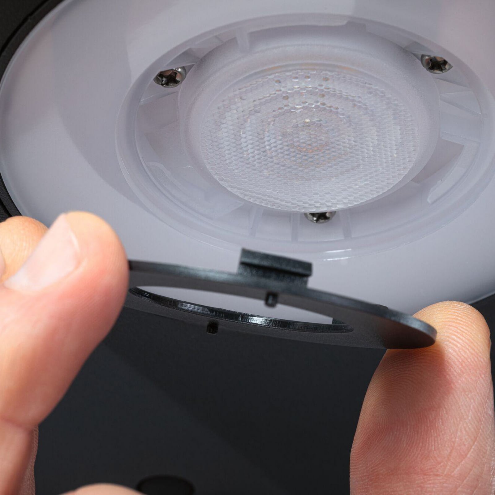 Montert LED utevegglampe Silma 2-lys ved inngangsparti