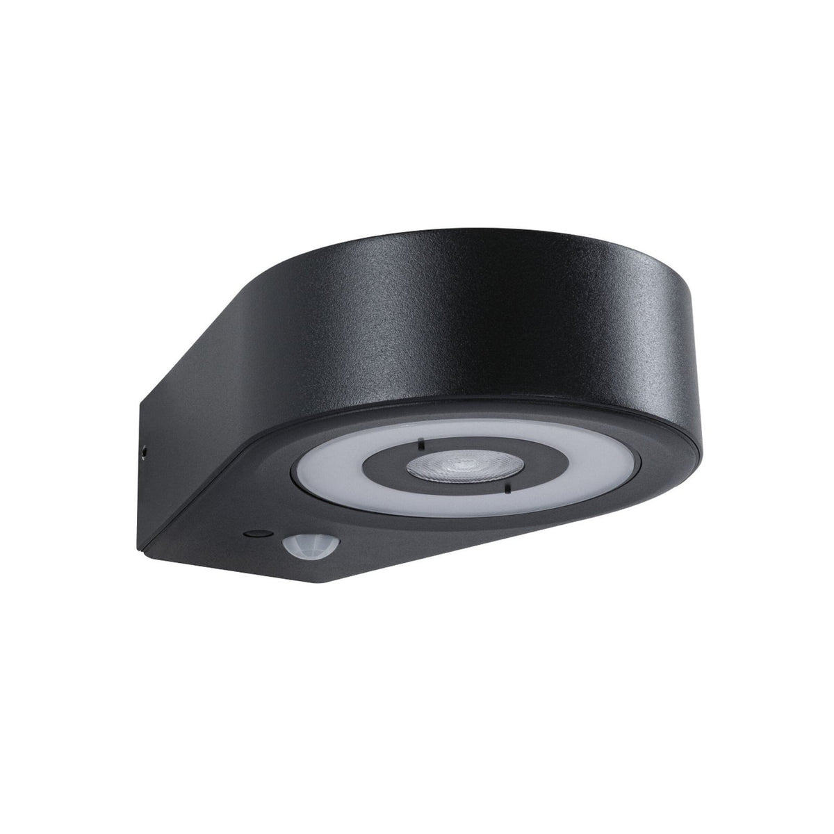 LED utevegglampe Silma med bevegelsessensor antrasitt IP44 bakside
