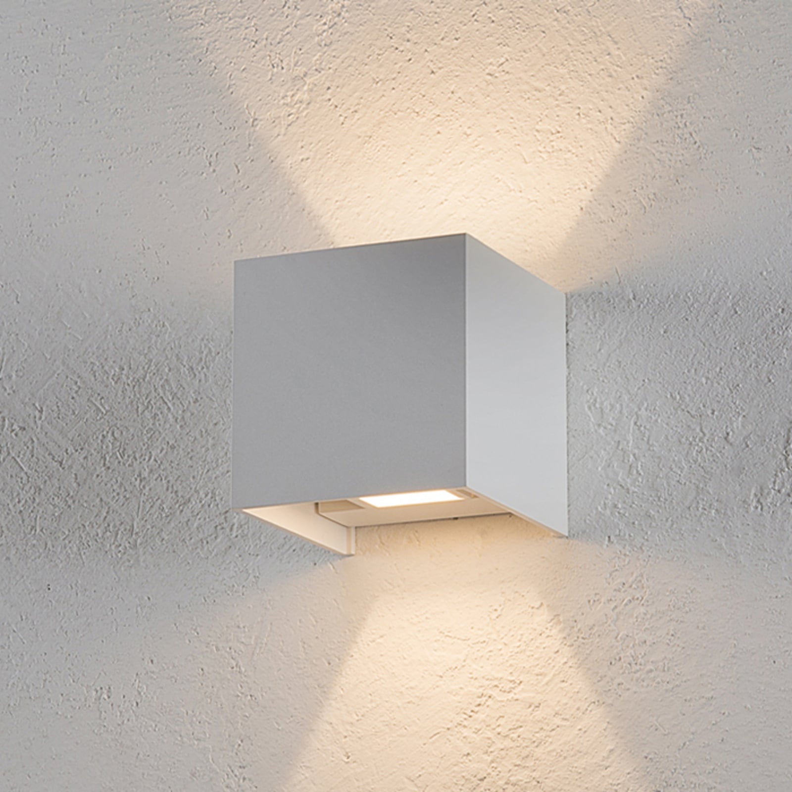 LED utevegglampe Siri 44 opp og ned dimbar IP54 forfra