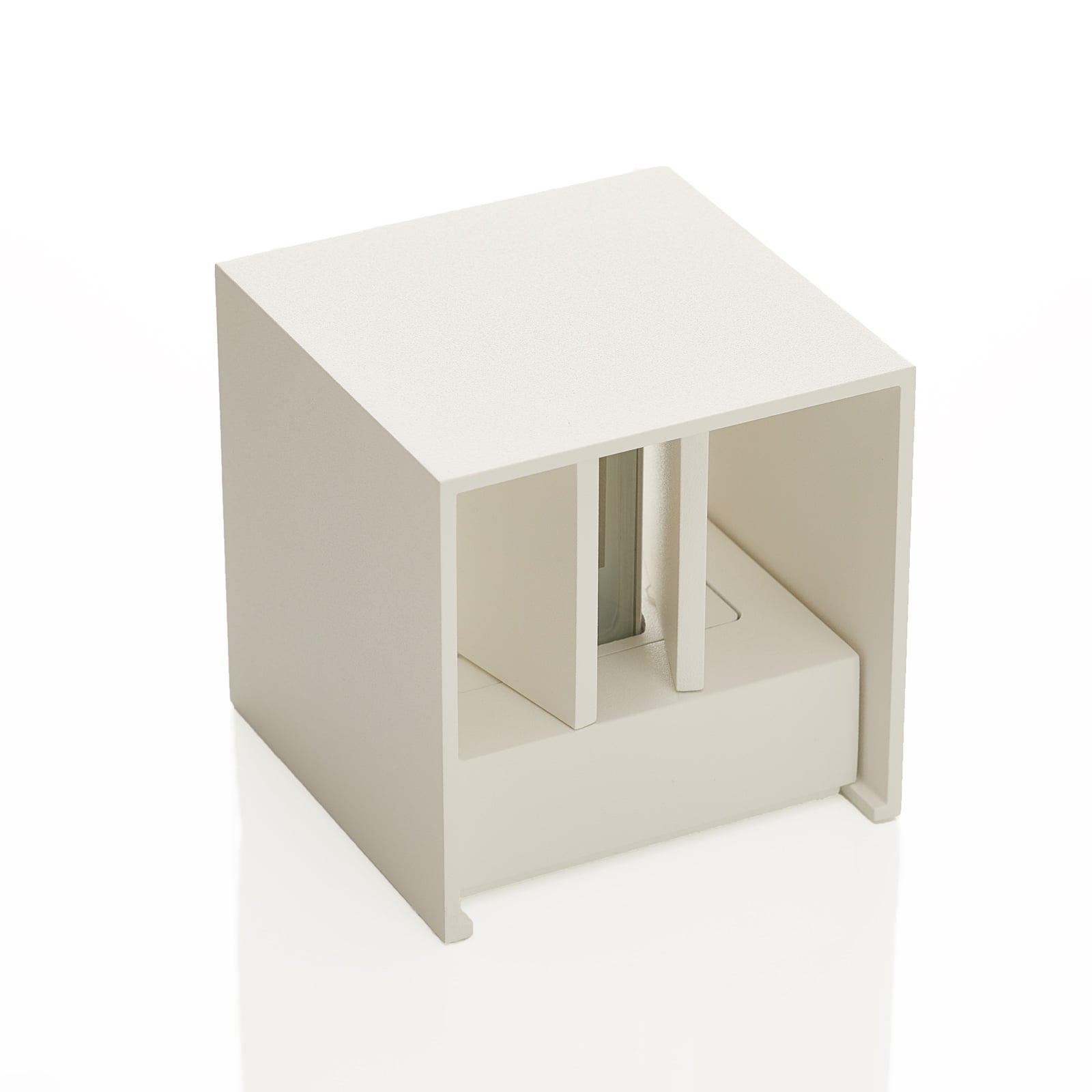 LED utevegglampe Siri 44 opp og ned dimbar IP54 sideprofil