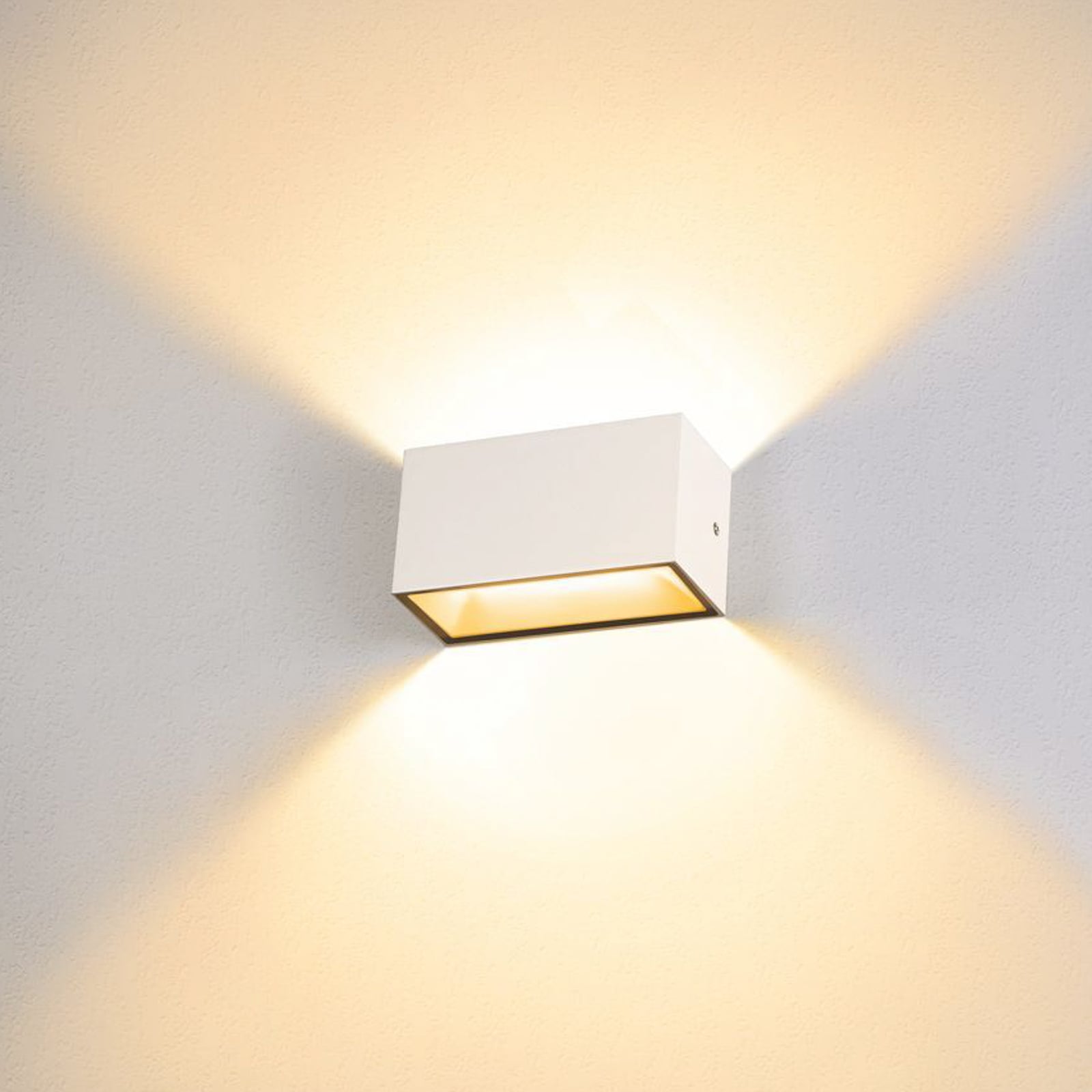 LED utevegglampe Sitra opp/ned hvit CCT 20 cm forside