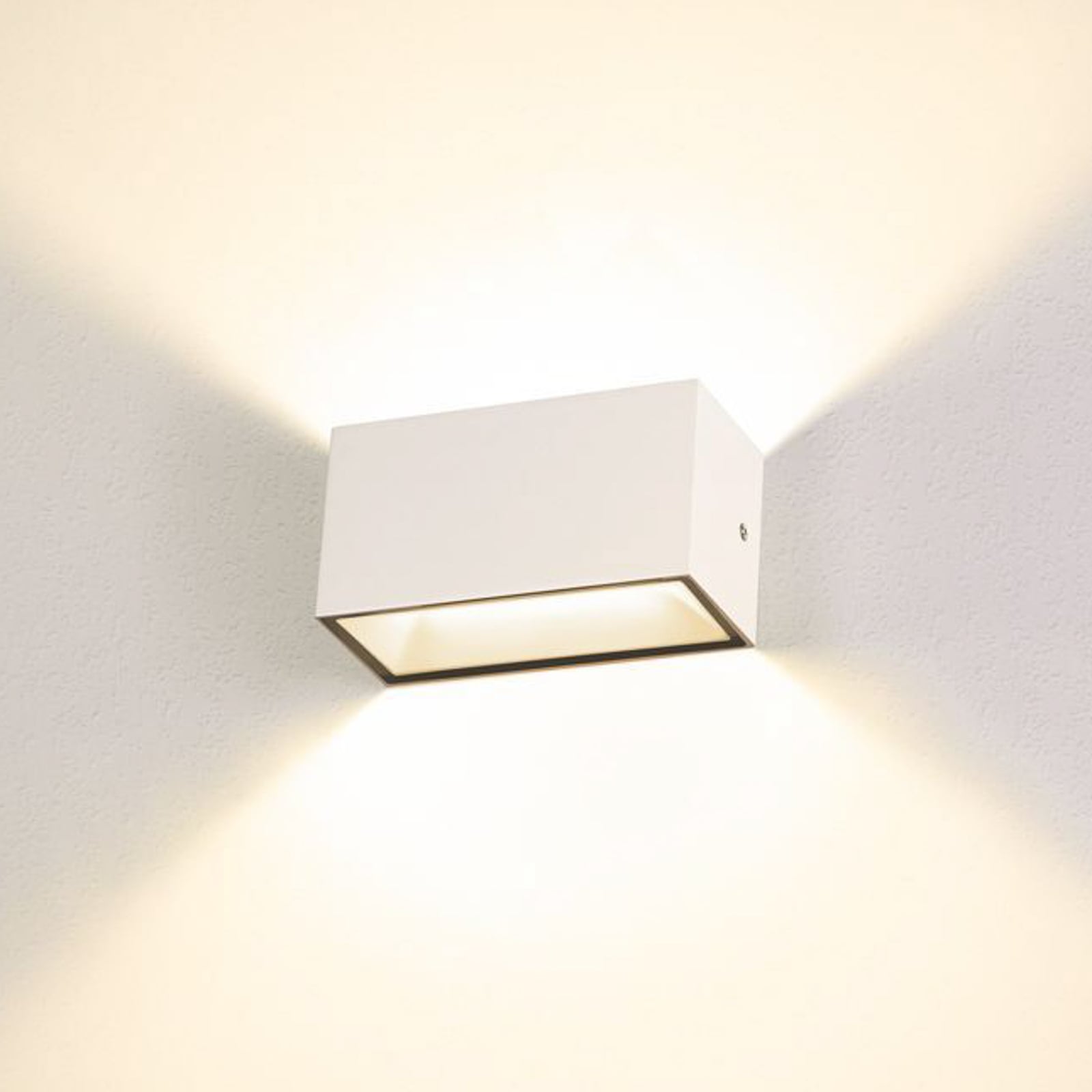 LED utevegglampe Sitra opp/ned hvit CCT 20 cm bakside
