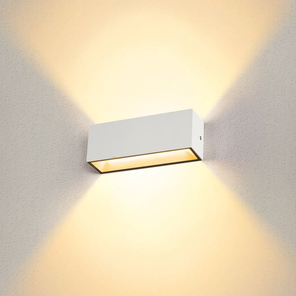 LED utevegglampe Sitra opp/ned hvit CCT 30 cm forfra