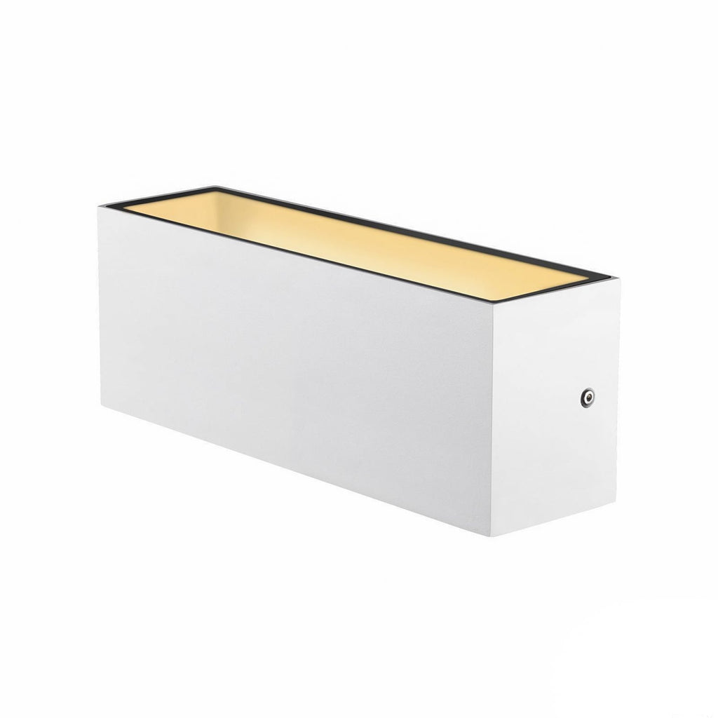 Detalj av LED utevegglampe Sitra opp/ned hvit CCT 30 cm