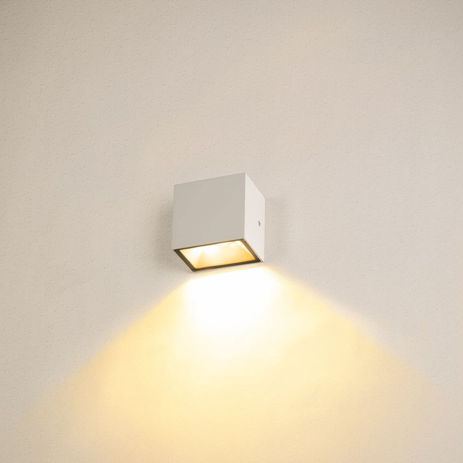 LED utevegglampe Sitra Single CCT hvit IP44 bakside