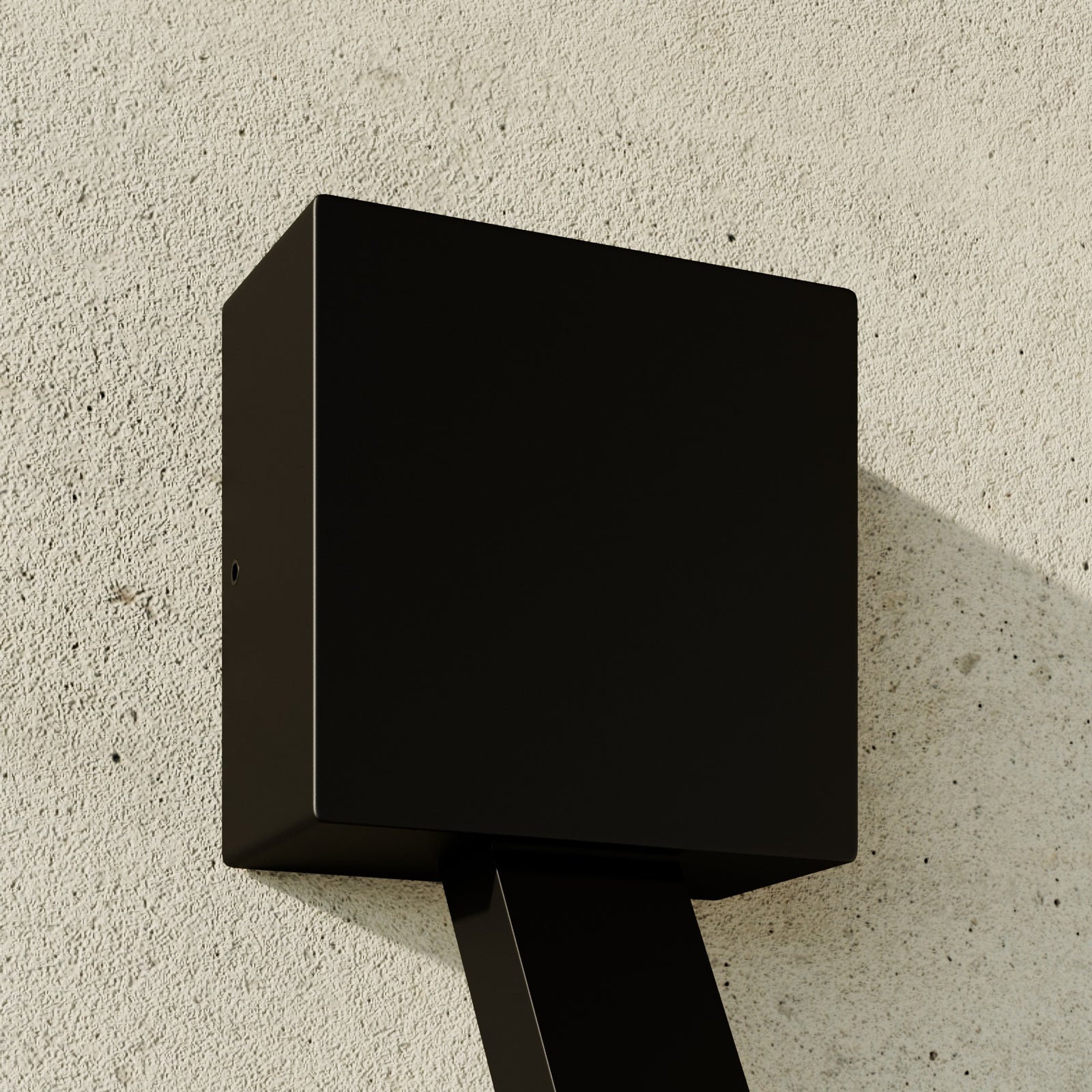 LED utevegglampe Square antrasitt aluminium 30 cm IP65 montert på vegg