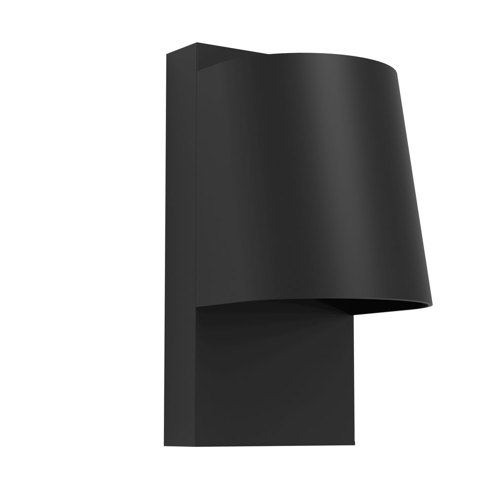 LED utevegglampe Stagnone svart GU10 IP54 bakside