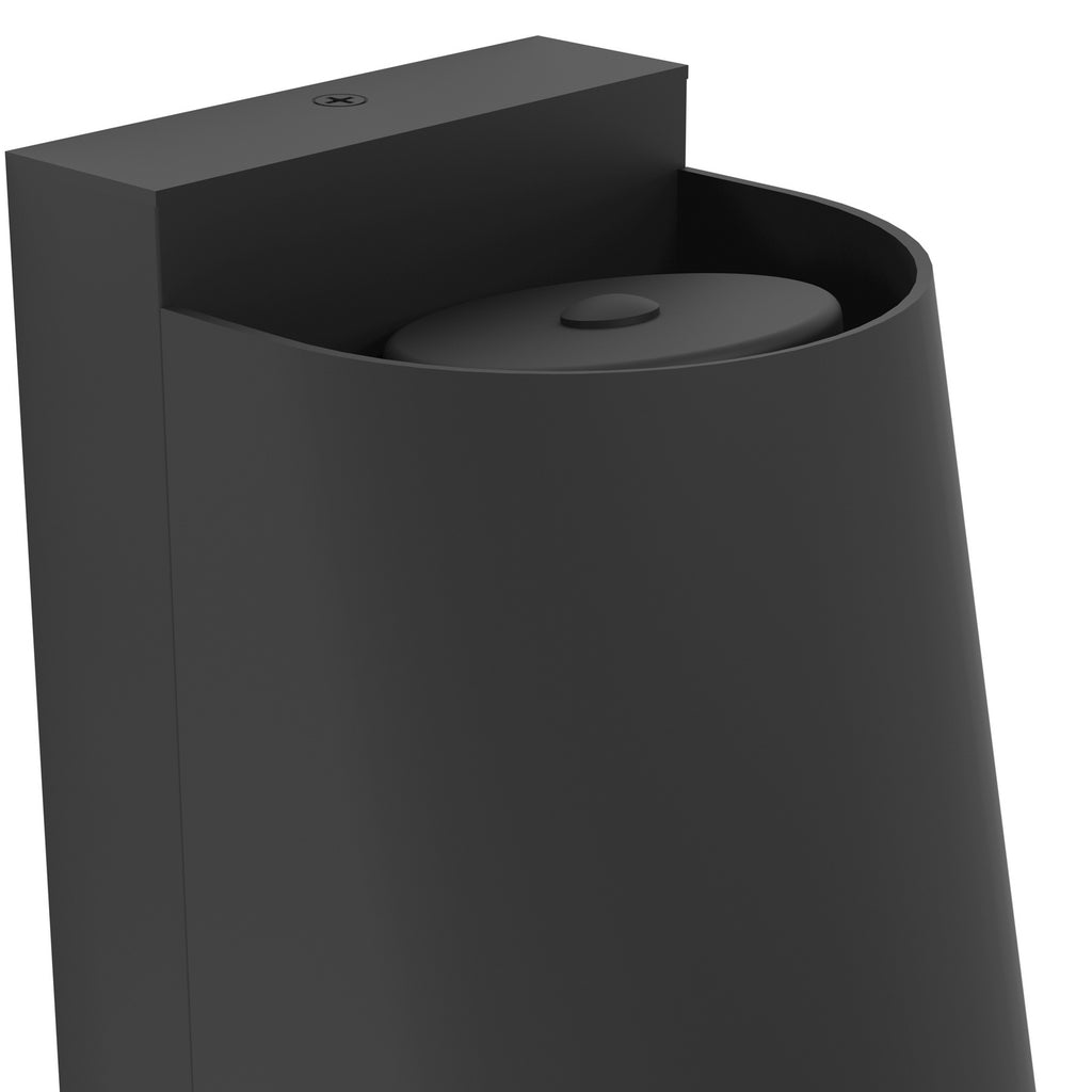 LED utevegglampe Stagnone svart GU10 IP54 montert