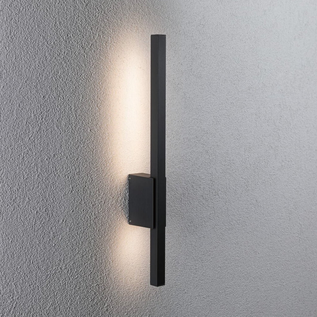 LED utevegglampe Stan indirekte lys antrasitt 60 cm sett forfra