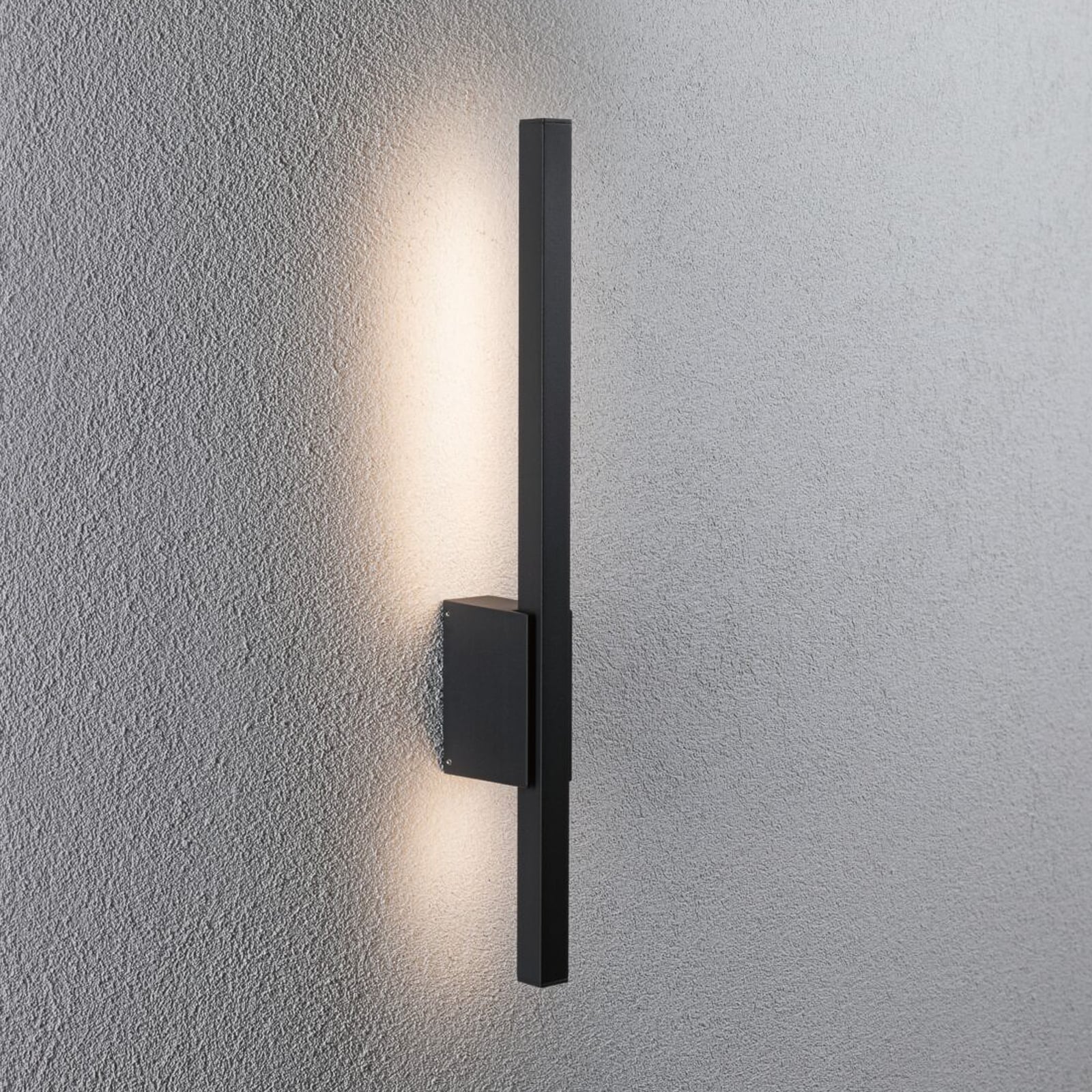 LED utevegglampe Stan indirekte lys antrasitt 60 cm sett forfra