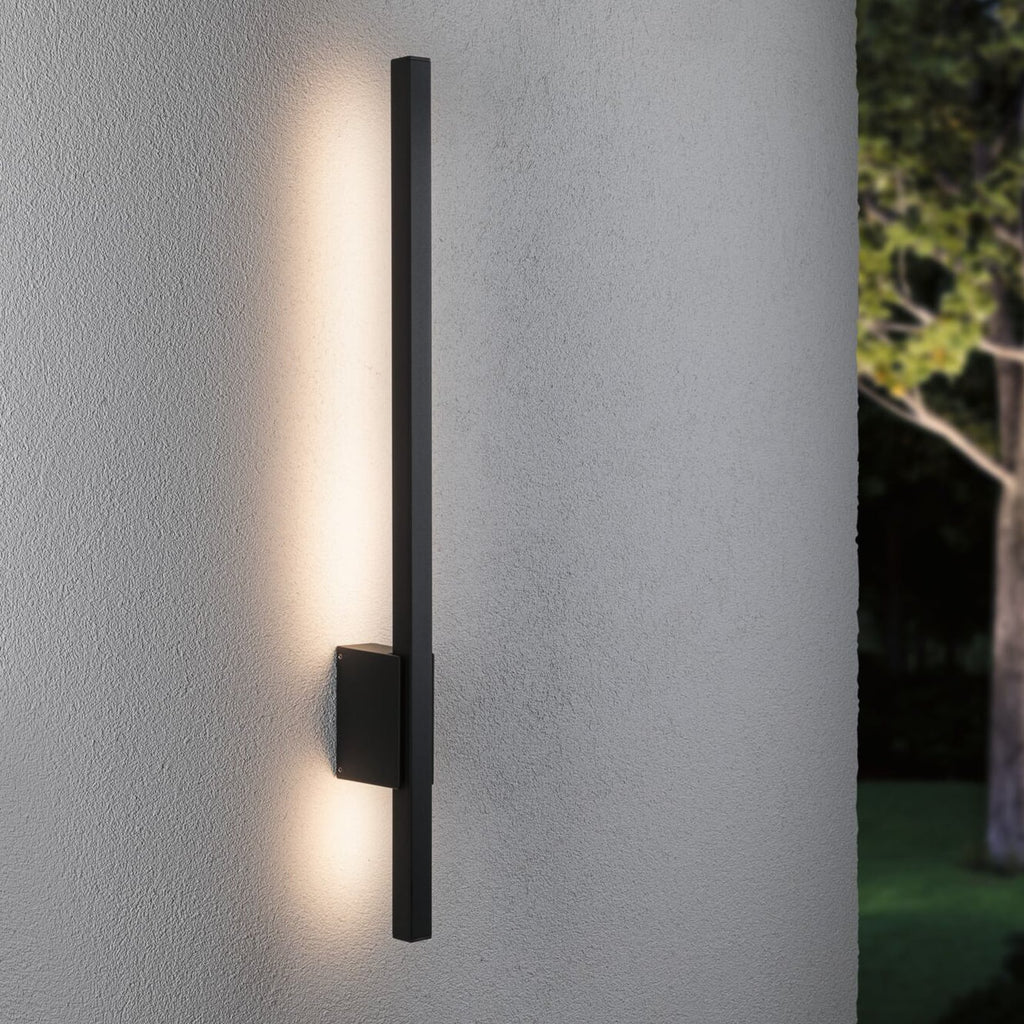 LED utevegglampe Stan antrasitt indirekte lys 80 cm forside