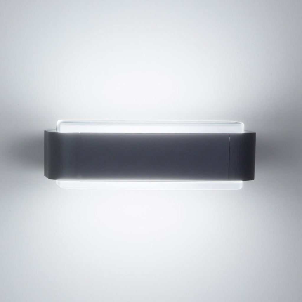 Detalj av LED utevegglampe Sticker opp/ned aluminium 13W IP65