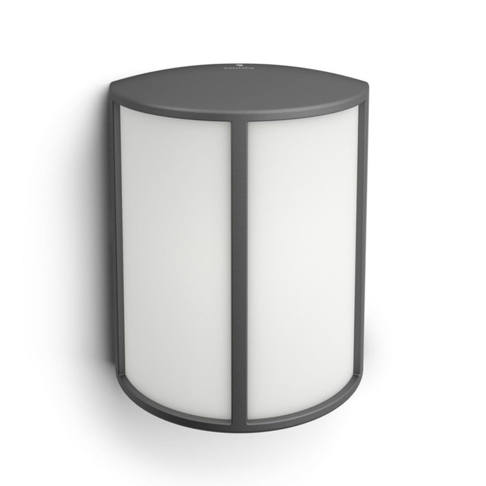 LED utevegglampe Stock antrasitt aluminium IP44 6W bakside